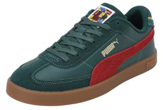 PUMA Unisex Club II ERA Year of Sports Sneaker, Dark Myrtle-Intense RED-Gum, 43 EU