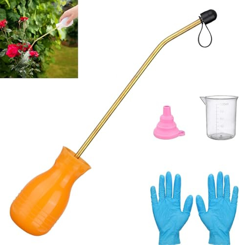 Applicatore per spolverare la lampadina del nido di vespe per il controllo dei parassiti, spruzzatore di vespe e nidi di vespe pesticidi palmare polvere di terra diatomacea