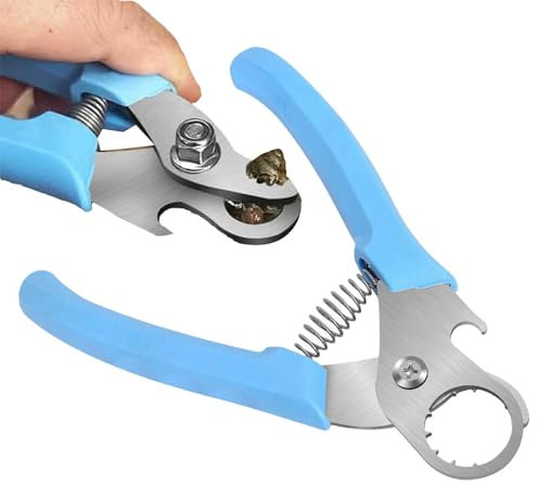 Vbnuyhim Schneckenschwanz-Entferner, Schneckenschwanz-Entferner | Professionelle Anti-Rutsch-Schneckenhauszange Sheller Seafood Tool | Multifunktionale Schneckenschere aus Edelstahl für Schnecken und