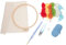 PHENOFICE 1 Satz Bastelwerkzeug für Kinder Starter-Kit zum Selbersticken Kinderteppiche Handarbeitsset für Kinder Punch Embroidery Set für Kinder Stanzstickset für Anfänger Stickwerkzeug-Set