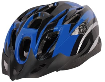 Baoblaze Fahrradhelm Rennradhelm Atmungsaktiv Verstellbar Leichtgewicht mit Visier Fahrradhelm für Damen Herren Outdoor Sports Biking, BLAU