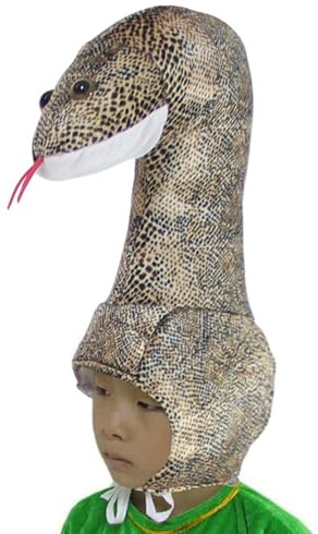 Rrlihjgu 2025 Sombrero de Serpiente de Año Nuevo, Sombrero de Disfraz de Serpiente - Lindo Gorro de Cosplay de Serpiente de Felpa, Sombrero Animal | Sombrero de Serpiente de Año Nuevo Chino,