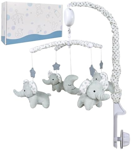 Mobile de la maternelle pour le berceau, pesant la musique bébé, tirage, berceau de chambre d' avec des en peluche suspendus et rotatifs, des de lit pour pour les jeunes e