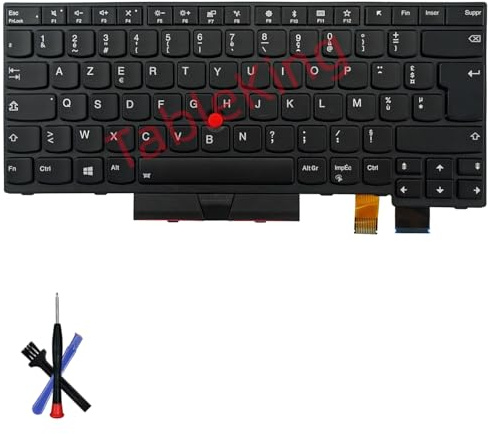 Table-King Clavier de Remplacement rétroéclairé Applicable Lenovo Thinkpad T470 T480 A475 A485 (French)