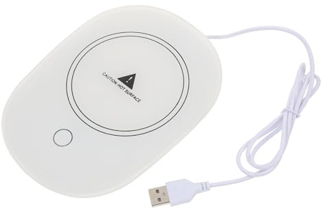 DINHEAROM Calentador De Tazas USB para El Calor Posavasos Calefactores De Escritorio Carga USB Hogar Trabajo