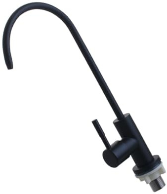 Rubinetto da cucina in acciaio inox, rubinetto a bassa pressione con beccuccio girevole per acqua potabile, facile da montare