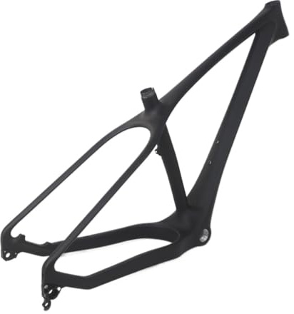 Générique Cadre de Fatbike entièrement en Fibre Carbone, Coloris Neige, Tailles Disponibles(Only Fork)