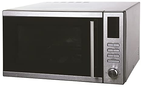 MBH - Forno a microonde professionale 25 litri 900 W INOX con grill e comandi digitali per ristoranti.