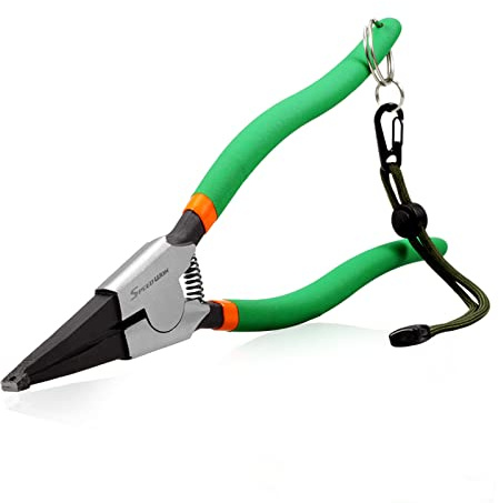 SPEEDWOX Pinze speciali per anelli di bloccaggio con punta angolare da 8 pollici Pinze per rimuovere l'installazione di anelli di bloccaggio del cambio Pinze ad anello a molla per di anelli