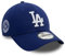 New Era LA Fankappe Los Angeles Dodgers MLB Baseball verstellbar gebogener Schirm Cap Teampatch blau - One-Size