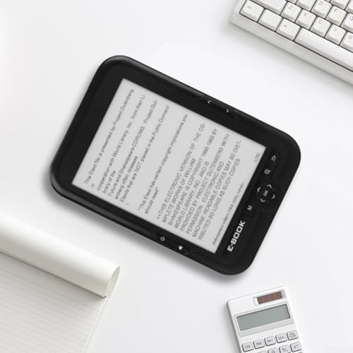 RANRAO Lector de libros electrónicos, disfruta leyendo en cualquier momento con el lector de libros electrónicos de pantalla de tinta HD de 6 pulgadas que soporta reproducción de música y cubierta