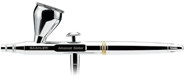 Gaahleri Airbrush Seeker, Double Lift with Gravity Cup, 6-Channel Quick Release Nozzle, 0.3 & 0.5mm Double Needle/Nozzle Set, 1/3 Oz Mug and Ergonomic for Model Making