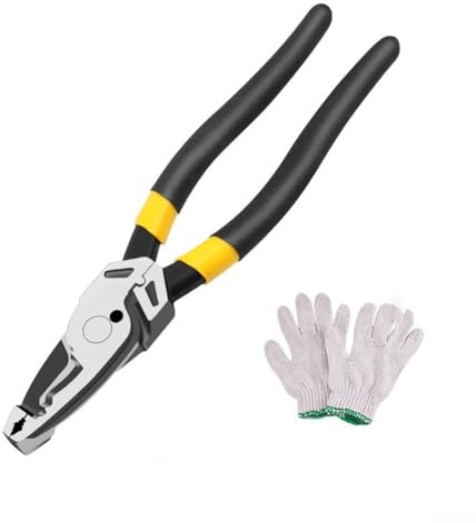 ZAMETTER Pinze per rimozione viti scorrevoli, antiscivolo, strumento per estrarre fili rotti, 15,2 cm, 22,9 cm, in acciaio al cromo vanadio, per elettricisti e manutenzione fai da te (22,9 cm)