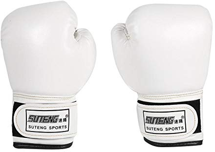 Domybest Gants de Boxe Enfants Gants en Cuir PU Respirant MMA Muay Thai Karaté Accessoire Boxe Gants de Combat de Boxe Anti-Choc pour l'entraînement Boxe