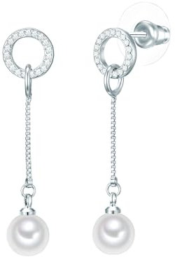 Rafaela Donata Damen Ohrringe aus 925/- Sterling Silber mit Glaskristall