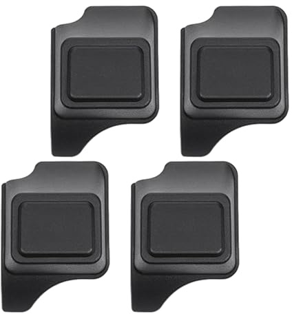 MagiDeal 4 pezzi piedini per bagagli, piedini laterali per valigia, piedini per valigia resistenti all'usura, borchie per bagagli per trolley, borse da viaggio, stile a