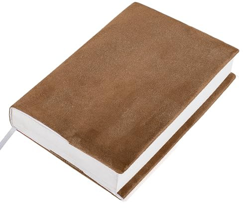 APLUFINE Buchumschläge für Taschenbücher, Buchumschlag aus Samt für Buchliebhaber, Stoffbuchhülle mit Taschen für Buchlieferanten, wiederverwendbare Buchumschläge für Bücher mit weichem Einband,