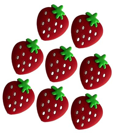 Amortiguador de vibraciones de frutas para raquetas de tenis, siliconas suaves, reduce la fatiga, cómodo y compacto, amortiguador de vibraciones de tenis