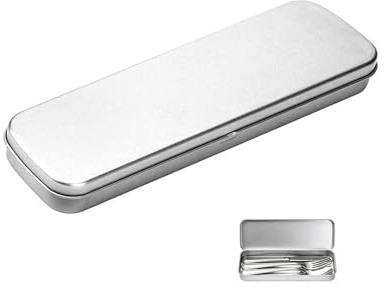 ZAMXHUG 1 pieza Juego de Cubiertos de Viaje con Estuche, Cubiertos Camping, Cubiertos para Llevar, Portacubiertos Estuche, Acero Inoxidable Portátil para Oficina Escuela Picnic