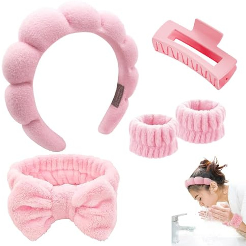 5 Pcs Skincare Headband Set – Cloud Headband