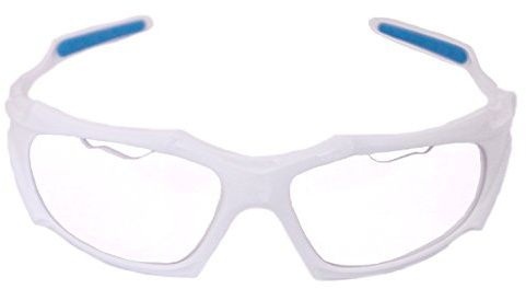 Python complète encadrée protection des yeux (racquetball Pickleball, DE squash) (Eyewear, lunettes, Eyeguard) 3 Choix Disponible, blanc