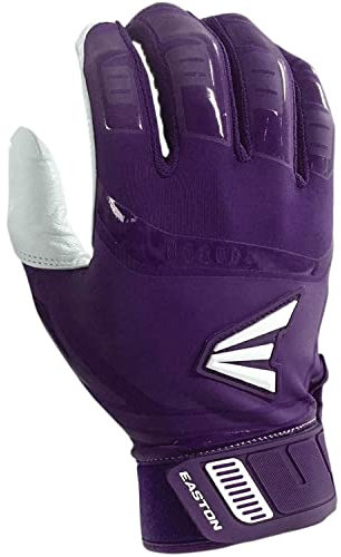 Easton Baseball Walk-Off Series Schlaghandschuhe, für Erwachsene, Weiß/Violett, Größe XL