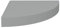 vidaXL Eckregal Schweberegal Wandregal Bücherregal CD DVD Regal Wandboard Hängeregal Wand Dekoregal Freischwebend Grau 25x25x3,8cm MDF