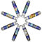 Mini-Puzzle für Erwachsene, 234 Teile (8 Packungen) Kleines Puzzle, Reagenzglas-Puzzle, herausforderndes Mikro-Puzzle, schwierig, kleines Puzzle, Heimdekoration, 6 x 4 Zoll(15 x 10 cm) (8 Pack-1)