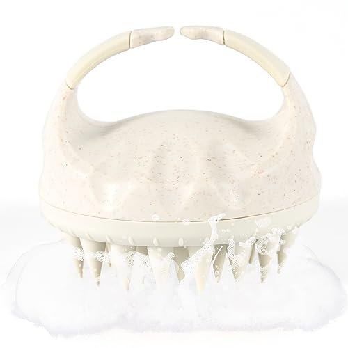 Silikon Kopfhaut Massagebürste, Shampoo Bürste, Umweltfreundlich Silikon Shampoo Haarbürste, Kopfmassage Bürste für Reduziert Schuppen, Peeling und stimulieren das Haarwachstum, Scalp Massager