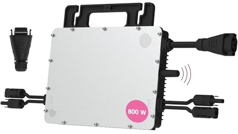 vale Hoymiles HMS-800W-2T Mikro-Wechselrichter mit integrierter WiFi DTU | inkl. HMS Field Connector | bis zu 2 PV-Module | 800 Watt | VDE konform | für Balkonkraftwerke