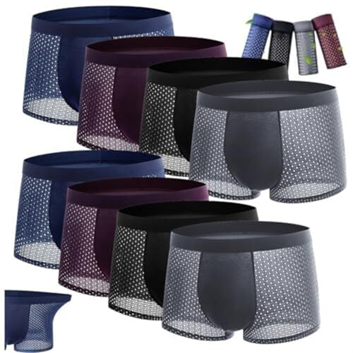 Zestniche Bamboo Fiber Boxershorts Andas Boxer Hero Bamboo Boxershorts Herr Ice Silk Underkläder Bamboo Boxers