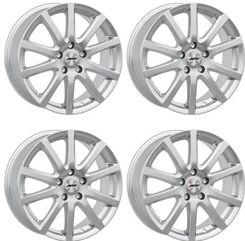 4x Jantes en aluminium AUTEC SKANDIC 7.0x17 ET35 4x108 Brillantsilber