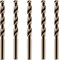 Box Of 5 x 10mm HSS Gold Cobalt Jobber Drill Bit For Drilling Stainless Steel And Hard Steels/Metals. (10mm x 133mm Cobalt Jobber Drills)