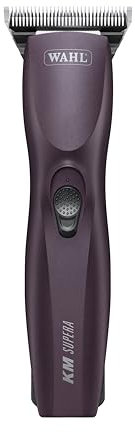 Wahl KM Supera Cordless Horse Clipper - 2 austauschbare Akkus, 2 High-Speed-Einstellungen, flüsterleise, leichtes, ergonomisches Design für professionelle Pferdepfleger und -besitzer