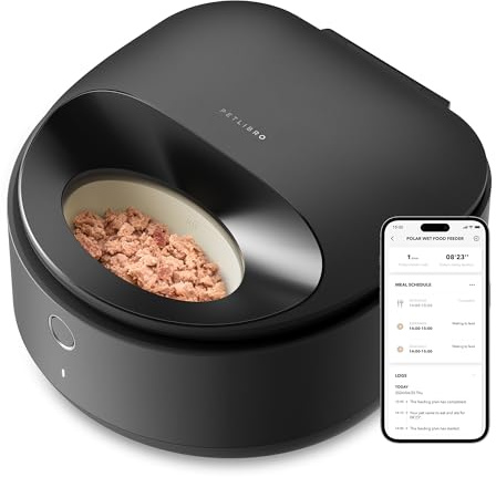 PETLIBRO Automatic Cat Feeder Wet Food, 3-Day Refrigerated, Remote App Controlled, Smart Timed Feeding, No Ice Pack Needed, Ideal for Cats