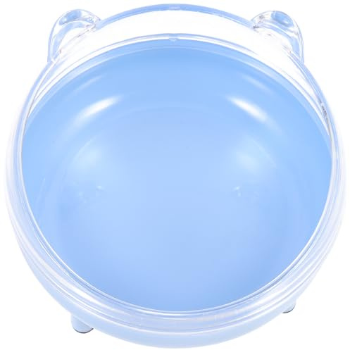 Baño Reutilizable para Hámster, Caja de Arena Tipo Jaula Azul de Plástico