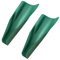 QWORK® Flexible Draining Tool Removable Reusable Foldable Oil Funnel, General Purpose Funnel for Discharging Oil from Cars/Trucks/Motorcycles, Green, 37 x 17 cm, 2 Pack