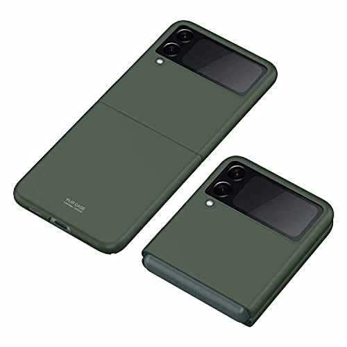 RanTuo Funda para Samsung Galaxy Z Flip 3, Súper Ligero Elegante Fina Funda, Anti-Scratch, Antideslizante, Antihuellas, Carcasa Case para Samsung Galaxy Z Flip 3.(Verde)
