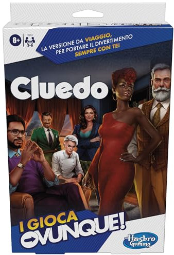 Cluedo I Play überall tragbares Spielzeug für 3-6 Spieler, für Jungen und Mädchen