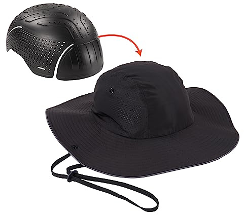 Ergodyne Skullerz 8957 Lightweight Ranger Hat and Bump Cap Insert,Black, Medium-Large