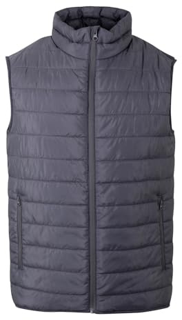 Mukua Melton; Chaleco Unisex Acolchado Ligero; Color Dark Grey; Talla 3XL
