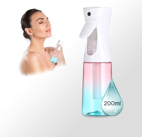 Brumisateur Rechargeable Eau 200ml - Brumisateur de Poche Visage - Vaporisateur d’eau multifonctionnel : Parfums Ambiance, Plantes, Voyage, Cheveux, Ménage, Brume rafraichissant