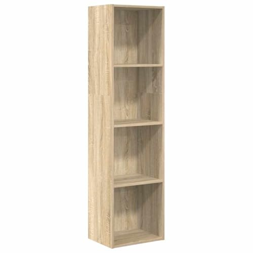 vidaXL Bibliothèque chêne Sonoma 40x30x152 cm Bois d'ingénierie, étagère, étagère à Livres, Support de Livre, Armoire de Rangement