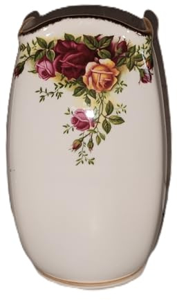 - Royal Albert/Original/Old Country Roses/Vase/Original/Bone China/England/Höhe ca, 17 cm