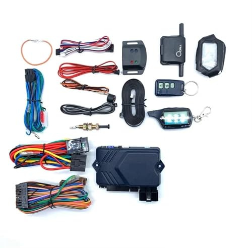 Alarma de Coche bidireccional con Equipo Inicio automático Llave remota for Sistema Seguridad Alarma antirrobo for Fácil instalación y Amplia compatibilidad