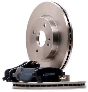 RIDEX Bremsenset Vorne 258mm Bremsscheiben und Bremsbeläge Kompatibel mit FORD Fiesta Mk6 Schrägheck JA8, JR8 Belüftet