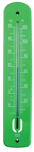 Thermometer World Großes Außenthermometer - 380 mm Gartenthermometer Außen zur Verwendung in Garten Gewächshaus Terrasse Sonnenterrasse Schuppen Schrebergarten Wand Klassisches Thermometer Innen Außen