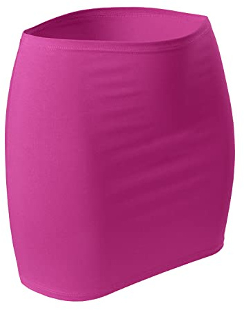 CFLEX dam variotube njurvärmare, skjorta förlängning, minikjol av bomull, fuchsia, XL/XXL