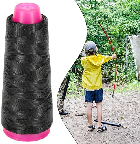 Heavy Duty Bowstring Material, Designed for Exemplary Durability (Black)
