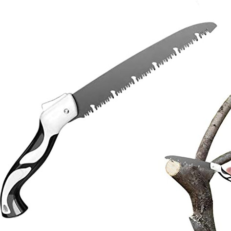 Scie pliante - Scie à main portable multifonction pour extérieur | Durable Élagage d'arbres, camping, conception de dents de scie à main pour bois Scie à main économe
